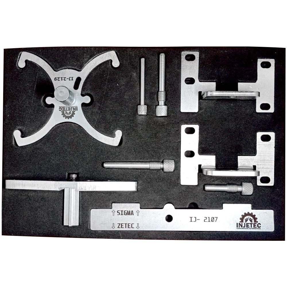 Conjunto de Ferramentas para Sincronismo dos Motores Ford 12 e 16V INJETEC-IJ-2114
